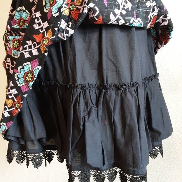 Anthropologie Edme & Esyllte Full Skirted Pinup Girl Primula Halter Dress 4 - Picture 4 of 15